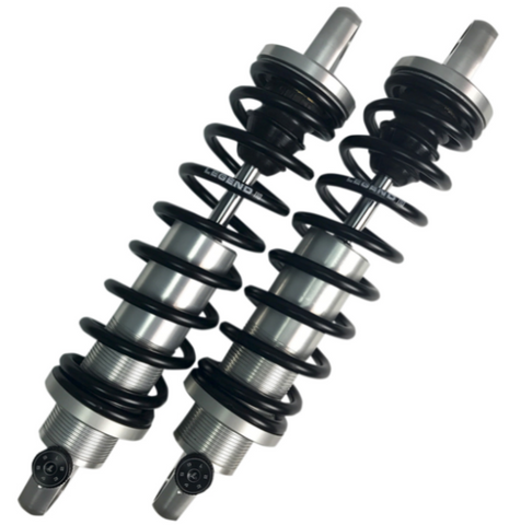 Legends REVO-A Adjustable Coil Suspension for 1999-22 Harley FL models - Clear/12in - 1310-1774