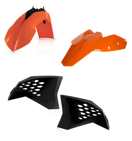Acerbis Plastic Standard Kit for 2008-11 KTM EXC models - Original 10 - 2113790357