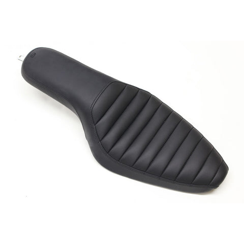Saddlemen Profiler 2-Up Low Profile Seat for 2004-20 Harley Sportster models - Black/Tuck and Roll - 807-11-148