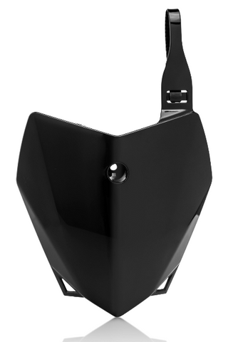 Acerbis Front Number Plate for 2010-21 Kawasaki KLX110 - Black - 2780400001