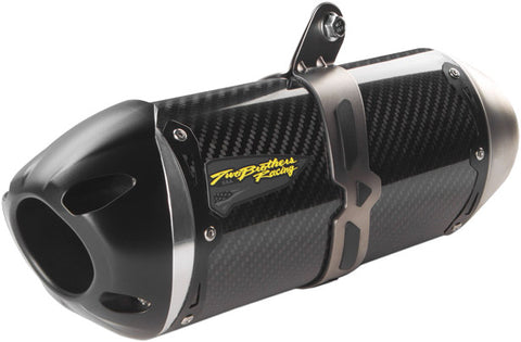 Two Brothers Racing S1R Slip-On System for 2011-2015 Kawasaki Ninja ZX-10R - Carbon Fiber - 005-3910405-S1