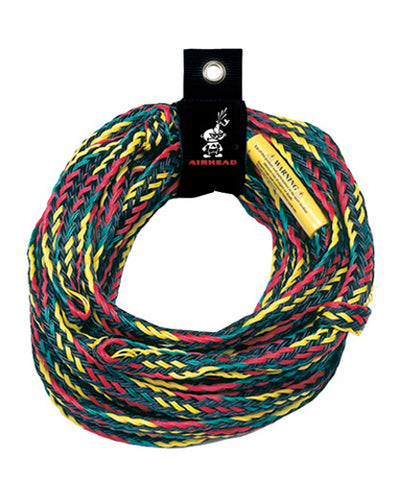 AirHead Tube Tow Rope - 1-Section - 4-Riders - Rasta - AHTR-4000