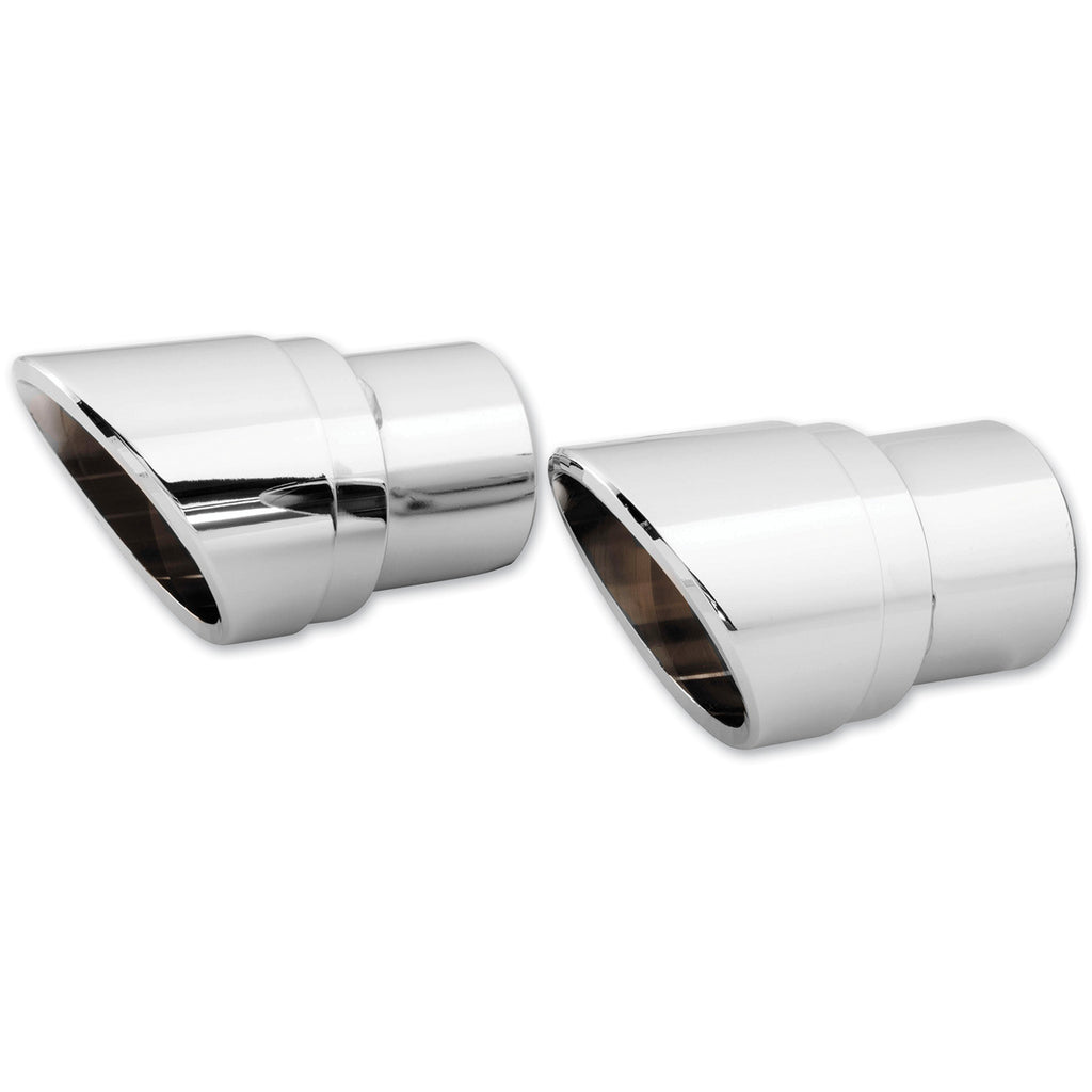 Vance & Hines Slash Billet End Caps for Big Shots Staggered and