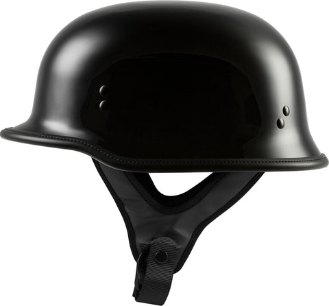 Highway 21 9mm German Beanie Helmet - Gloss Black - Medium - 77-1000M