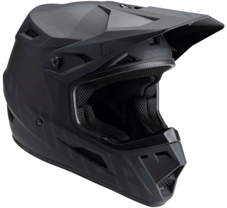 Answer Racing AR1 V2 Bold Motocross Helmet - Black/Dark Grey