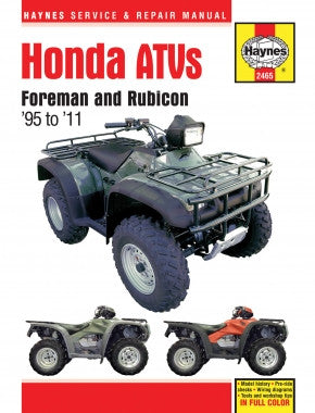 Haynes Haynes M2465 Repair Manual for Honda Foreman 400 / 450 / 500