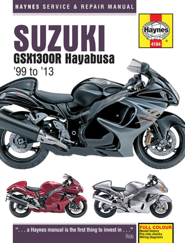 Haynes Service Manual for 1999-04 Suzuki GSX1300R Hayabusa - M4184