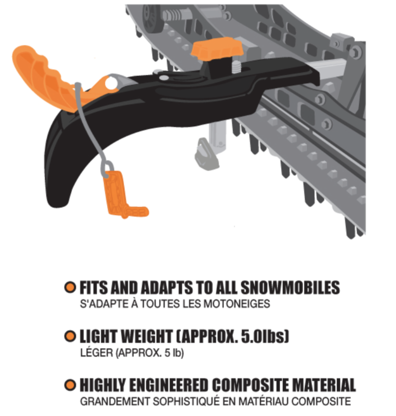 Superclamp Rear Super Clamp II - with 12in Supertrac - REAR