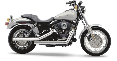 Cobra USA Dragsters Exhaust System for 1991-05 Harley Dyna models - Chrome - 6815T