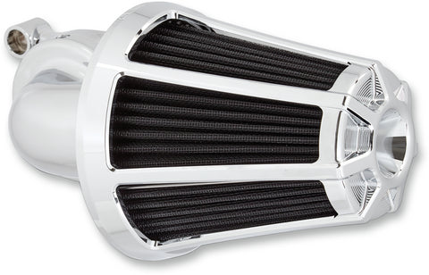 Arlen Ness Monster Sucker Air Cleaner Kit for 2017-22 Harley M8 models - Chrome/Bevelled - 81-031