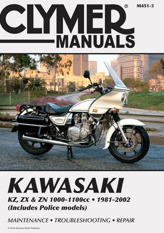 Clymer Service & Repair Manual for Kawasaki KZ1000/KZ1100/ZX1100/ZN1100/Z1000 - CM4513