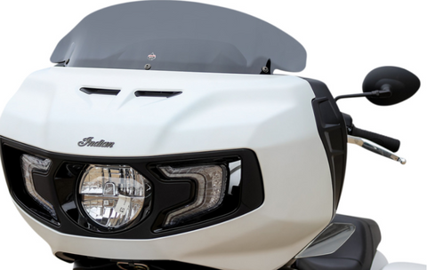 Klock Werks Flare Windshield for 2020 Indian Challenger models - 8 inch - Dark Smoke