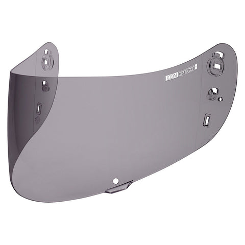 ICON Optics Shield Anti-Fog Outer Shield for Airframe Pro / Airform / Airmada Helmets - Light Smoke