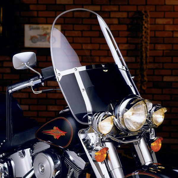 National Cycle Heavy Duty Windshield for Harley FLH Models - Black 