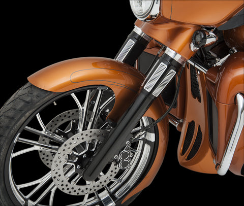 Arlen Ness 40-513 Smooth Dual Disc Hot Legs for 2014-17 Harley FLH models