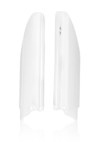 Acerbis Fork Covers for 2018-21 Suzuki RM-Z 250/450 - White - 2686520002