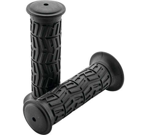 BikeMaster Grips - Black/Punch - 7/8 Inch Bars - WLG-89-Black