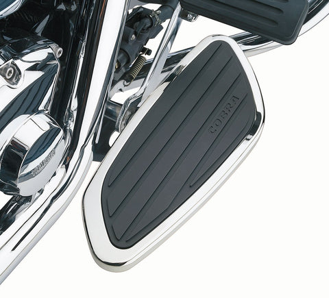 Cobra USA Swept Floorboard Kit for 2010-16 Honda VT1300 models - Driver/Chrome - 06-4134