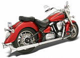 Bassani True Dual Crossover Headers for 1999-09 Yamaha XV1600/1700 Road Star - Chrome - 31115A