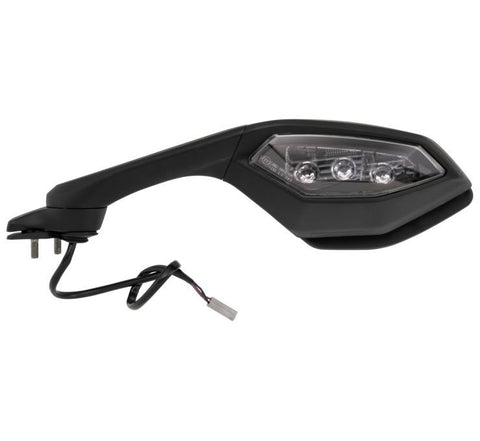BikeMaster Replacement Left Mirror for 2015-19 Yamaha YZF-R1 - Black - FY-978LH