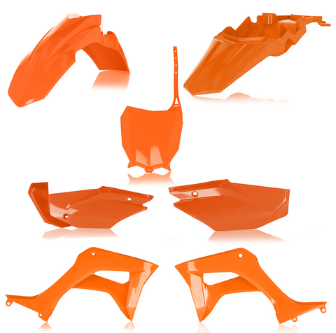 Acerbis Full Replacement Plastics Kit for 2019-22 Honda CRF110F - Orange - 2861935226