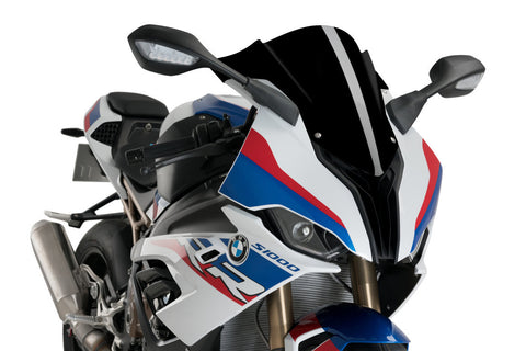 Puig Z-Racing Windscreen for BMW S1000RR - Black - 3571N
