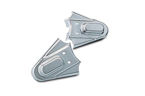 Kuryakyn Phantom Swing Arm Covers for 1987-07 Harley Softails - Chrome - 8200
