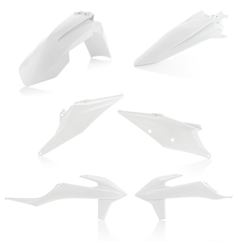 Acerbis Standard Replacment Plastics Kit for KTM models - White - 2726506811