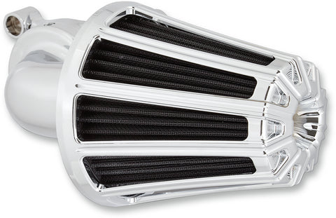 Arlen Ness Monster Sucker Air Cleaner Kits for 2008-17 Harley Touring FBW - 10-Gauge Chrome - 81-027