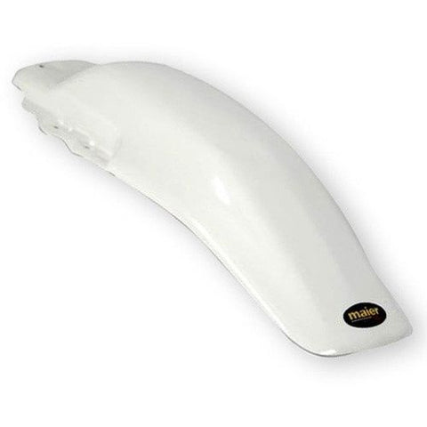 Maier White Rear Fender for 1985-00 Honda XR80 / XR100 Models - 135021