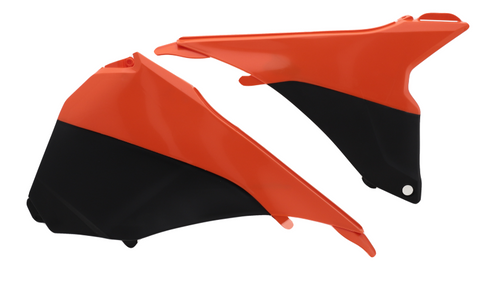 Acerbis Air Box Covers for 2013-15 KTM SX models - Orange/Black - 2314295225