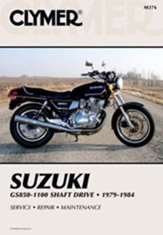 Clymer M376 Service & Repair Manual for Suzuki GS850 / GS1000 / GS1100 Models