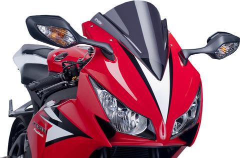 Puig Z Racing Windscreen for 2012-16 Honda CBR1000RR - Dark Smoke