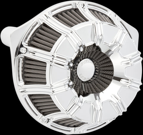 Arlen Ness Inverted Series Air Cleaner Kits for 2008-17 Harley Touring FBW - 10-Gauge Chrome - 18-940
