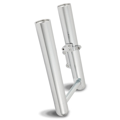 Arlen Ness 06-522 Smooth Single Disc Hot Legs for 2000-07 Harley FLH - Chrome