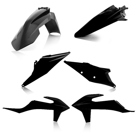 Acerbis Standard Replacment Plastics Kit for KTM models - Black - 2726500001