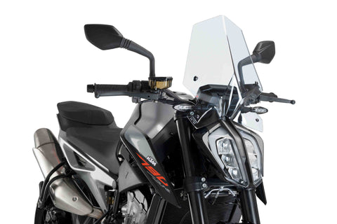 Puig New Generation Sport Windscreen for KTM 790 Duke - Clear - 9668W