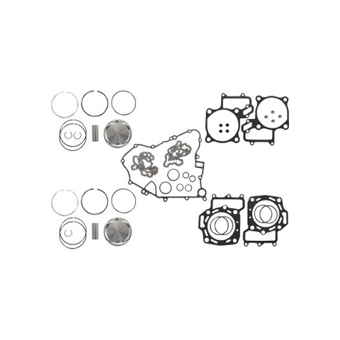 Vertex Top-End Piston Rebuild Kit for 2005-14 Kawasaki KVF750 Brute Force - 84.95mm - VTKTC23908A