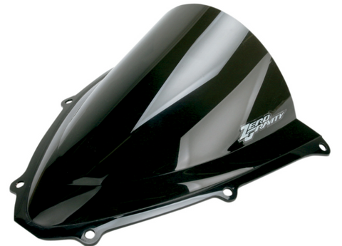 Zero Gravity Double Bubble Windscreen for 2006-07 Suzuki GSX-R600/750 - Dark Smoke - 16-110-19