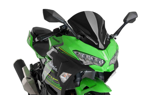 Puig Z-Racing Windscreen for Kawasaki EX400 Ninja 400 - Black - 9976N