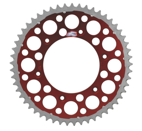 Renthal Twinring Sprocket - 520 Chain Pitch x 50 Teeth - Red - 1540-520-50GPRD