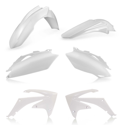 Acerbis Plastic Standard Kit for 2009-10 Honda CRF 250R/450R - White - 2141860002