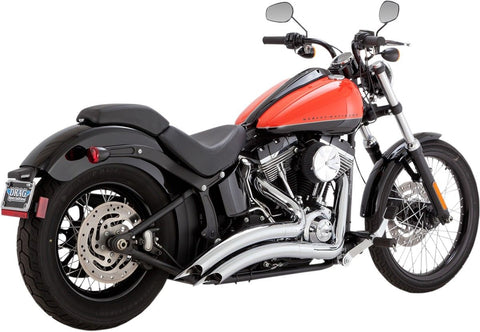 Vance & Hines Big Radius 2-Into-2 Exhaust System for 1986-17 Harley Softail models - Chrome - 26069
