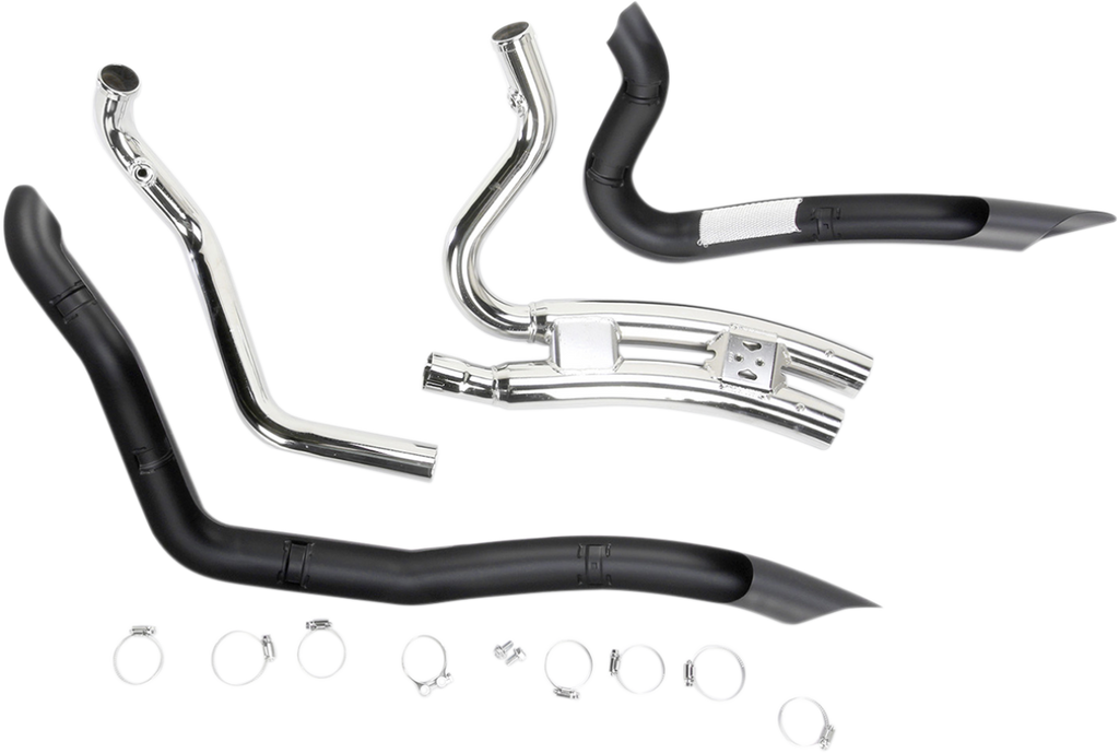 Cobra USA 6233B Speedster Short Swept Exhaust for Harley XL1200