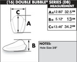 Zero Gravity Double Bubble Windscreen for 2006-07 Suzuki GSX-R600/750 - Clear - 16-110-01