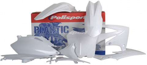 Polisport MX Complete Replica Plastics Kit for 2009-10 Honda CRF450R - White - 90211