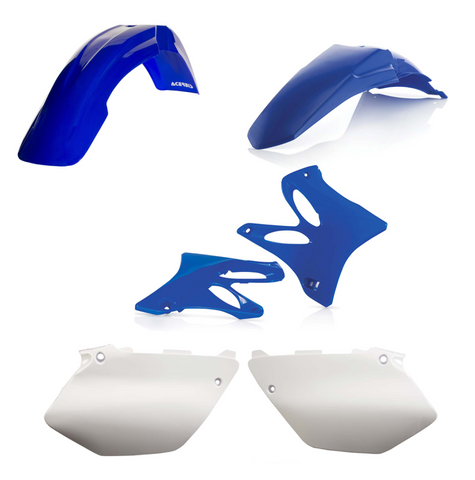 Acerbis Standard Replacment Plastics Kit for 2002-05 Yamaha YZ125/250 & WR125/250 - Blue/White - 2041220206