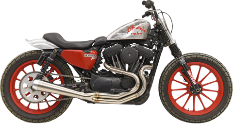 Bassani Road Rage III High Output Exhaust System for 2004-22 Harley Sportster models - Stainless Steel - 1X62SS