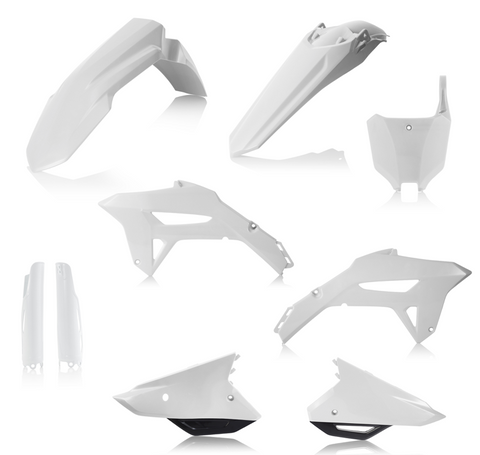 Acerbis Full Replacement Plastics Kit for 2021-22 Honda CRF450R - White/Black - 2858921035