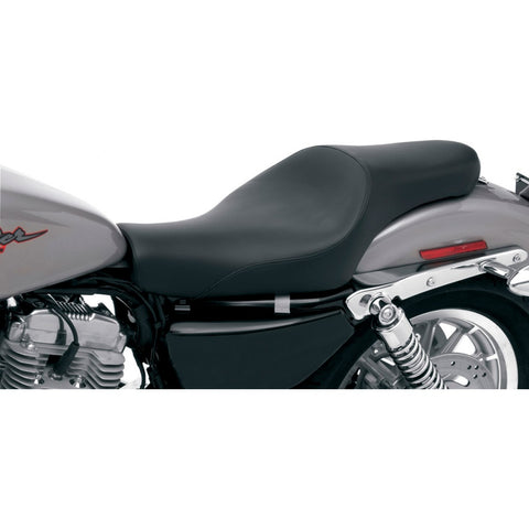 Saddlemen Pro Tour 2-Up Seat for 2004-20 Harley Sportster models - Black/Smooth - 807-11-066